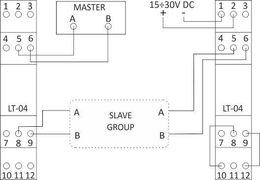 Moduł terminacyjny sieci LT-04